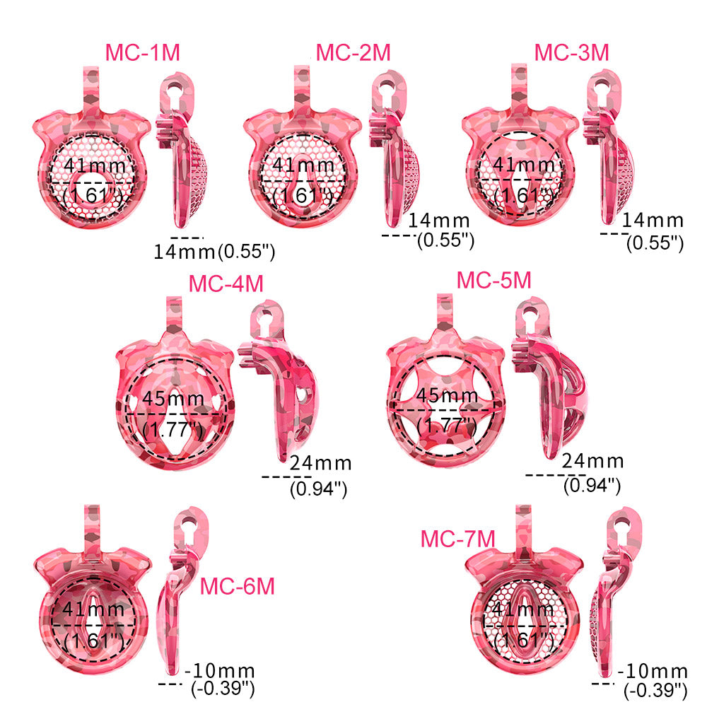 Camouflage Chastity Device Kit