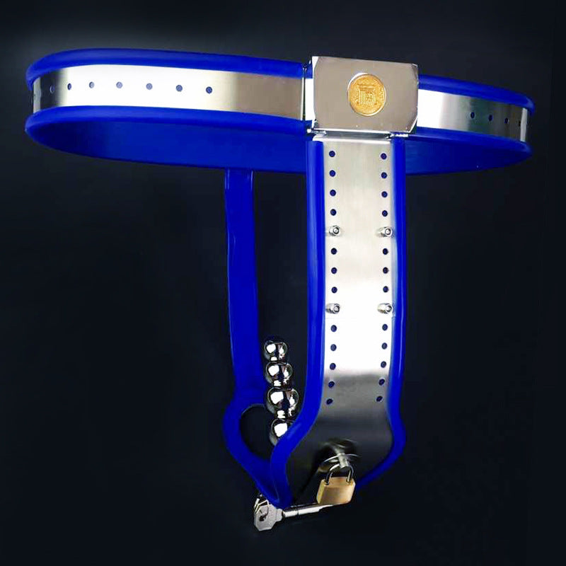 double plug chastity belt