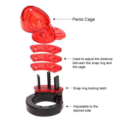 Adjustable Chastity Cage