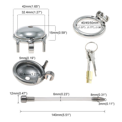 Chastity Device With Catheter