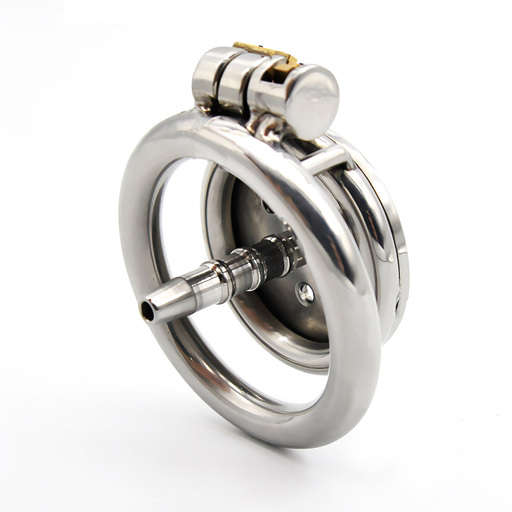 Flat Gatling Chastity Cage