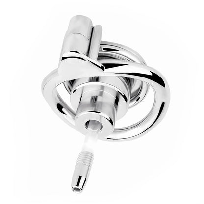 Male Chastity With Urethral Tube