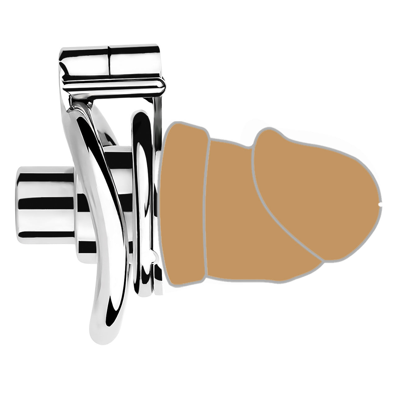 Male Chastity With Urethral Tube