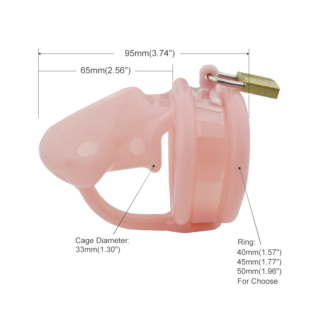 Silicone Chastity Device With Spikes