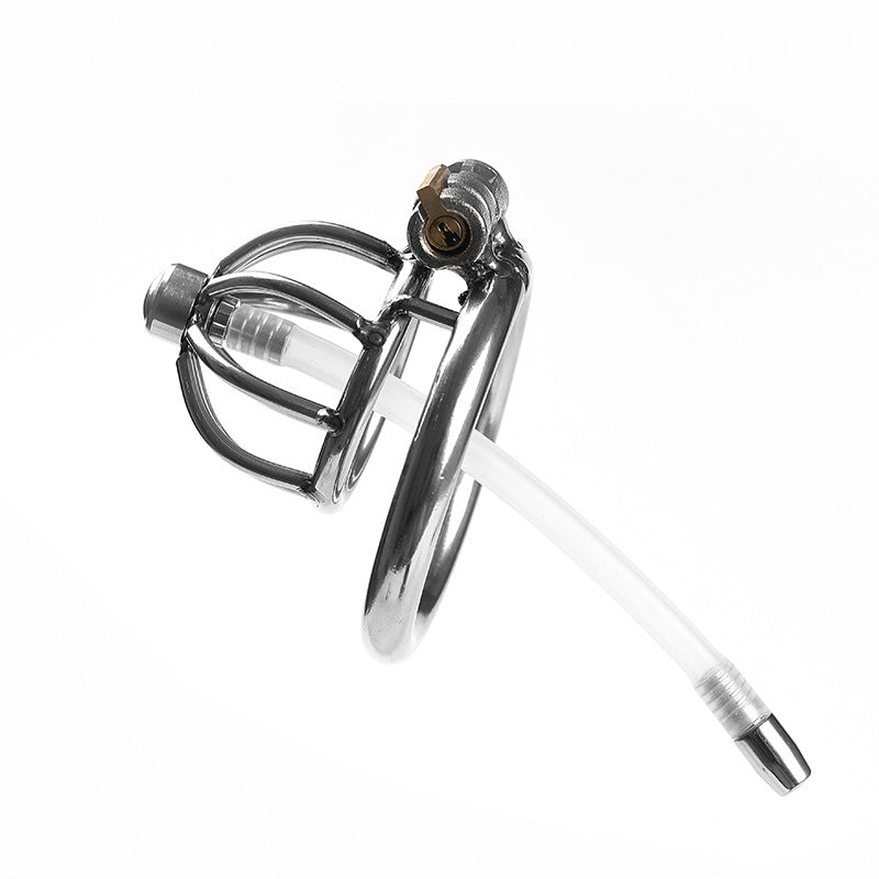 Chastity Cage With Catheter