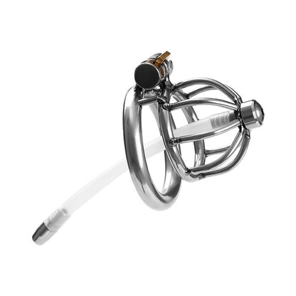 Chastity Cage With Catheter