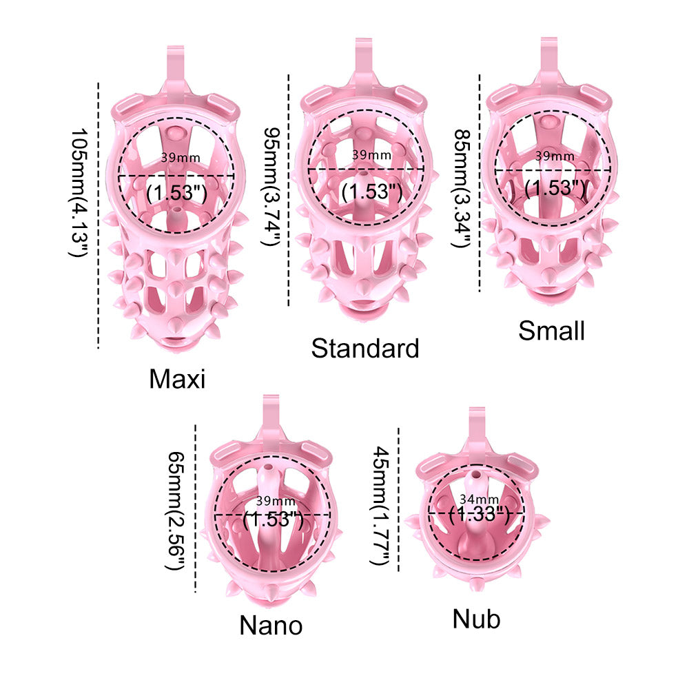 Cobra Chastity with Soft Nails