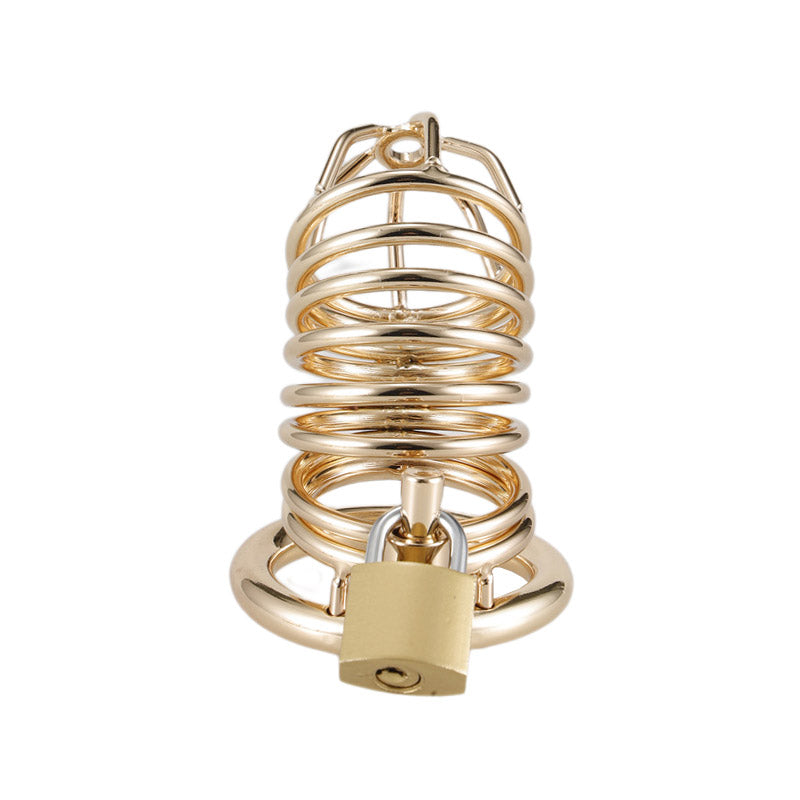 golden chastity cage