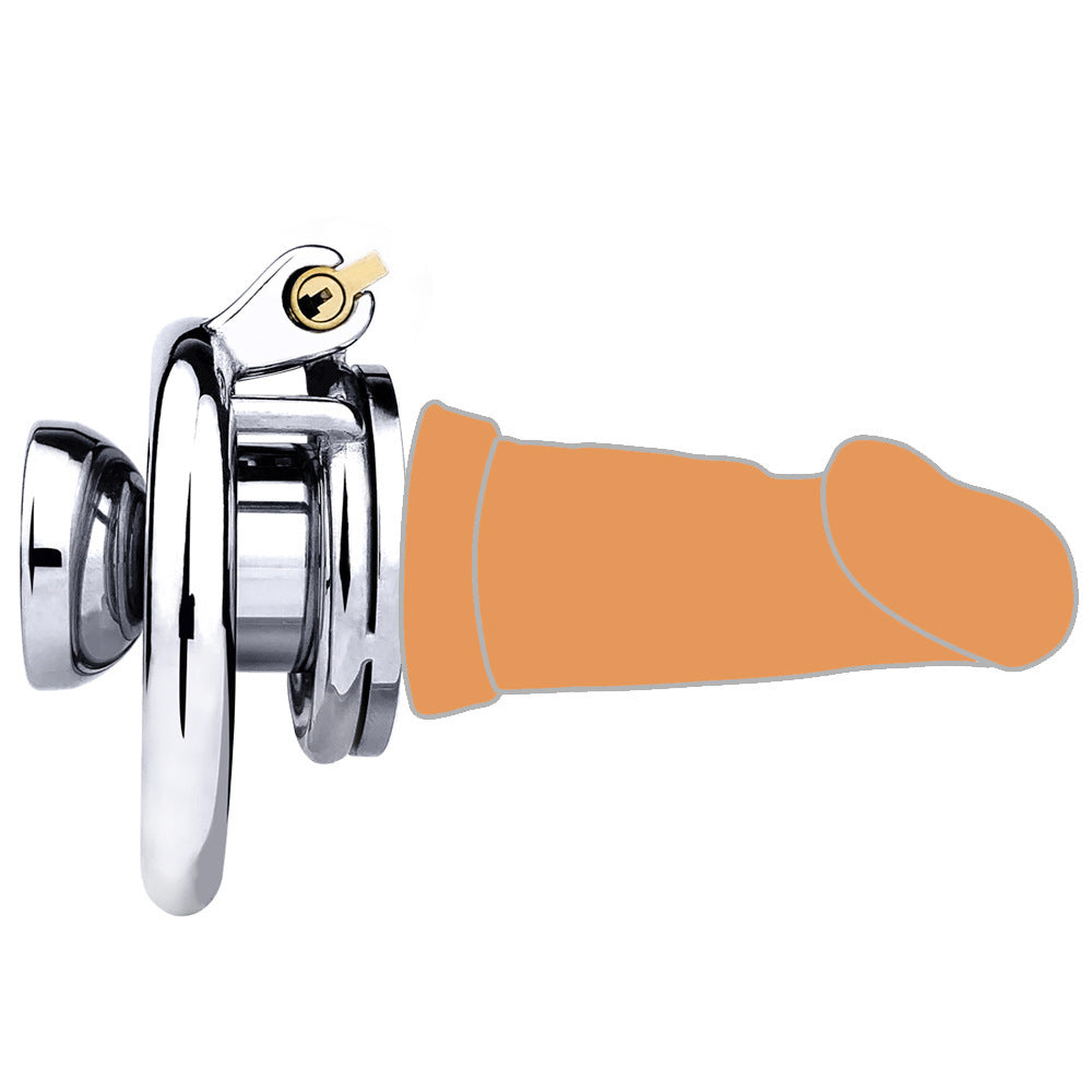 Inverted Cock Cage & Detachable Dildo