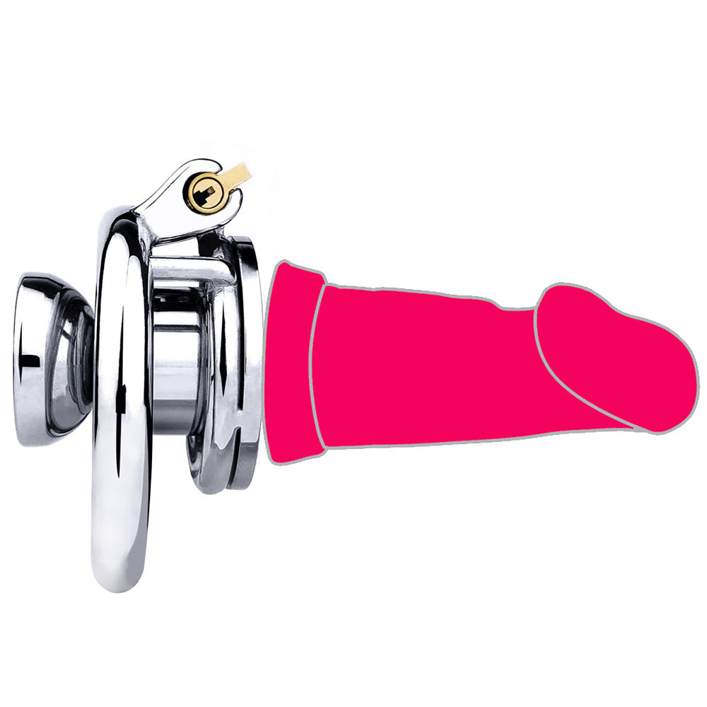 Inverted Cock Cage & Detachable Dildo