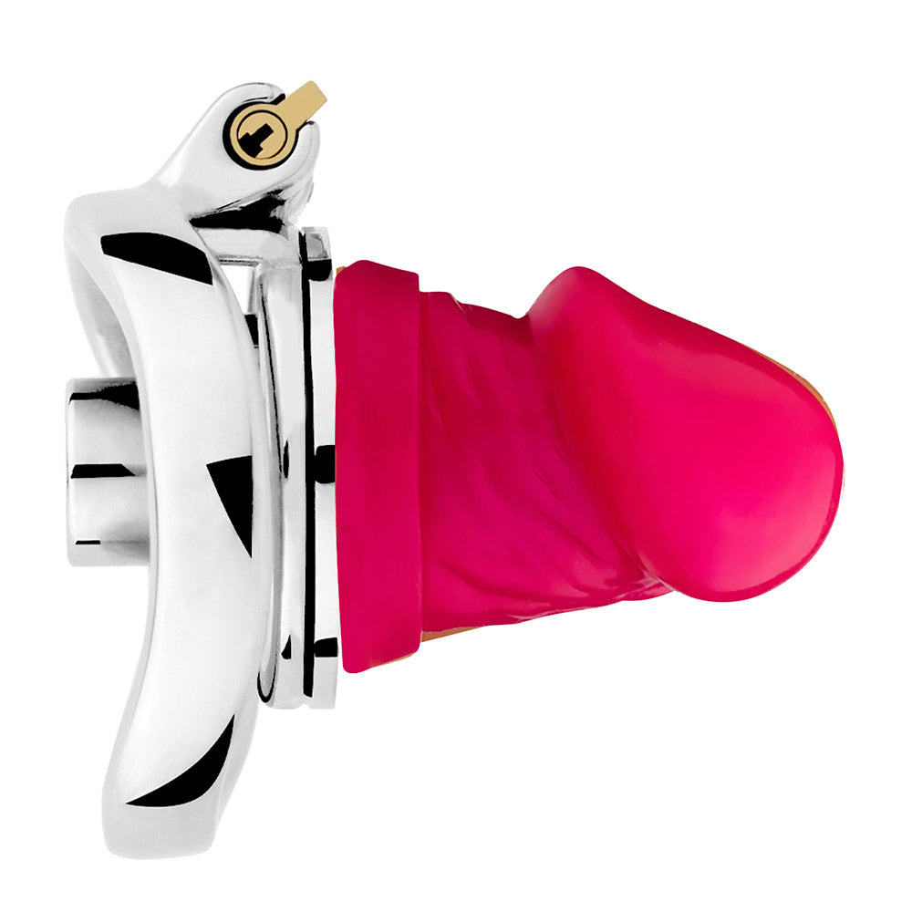 inverted male chastity with dildo