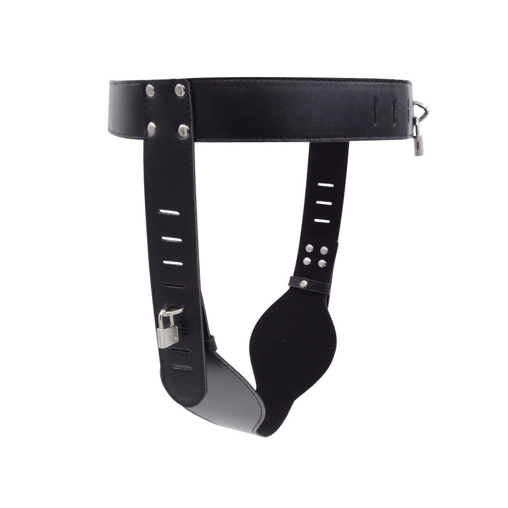 Leather Female Chastity Belt