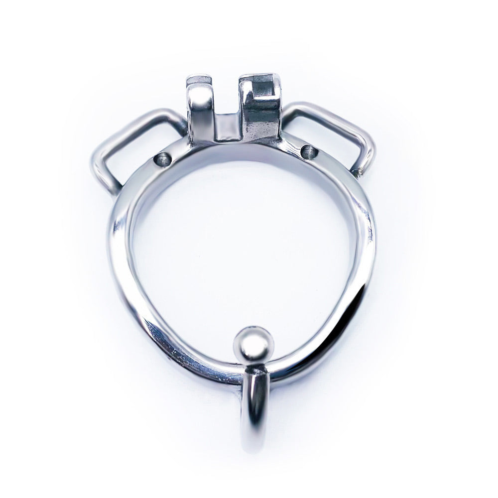 Penis Cage Accessory Ring With Ears & Belt