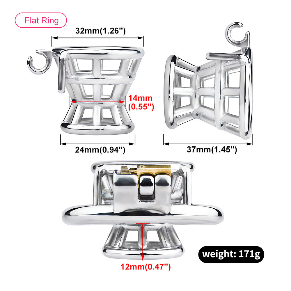 Steel Basket Reverse Chastity Cage