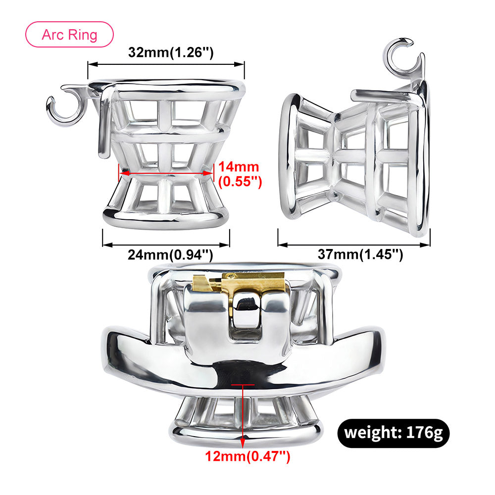 Steel Basket Reverse Chastity Cage